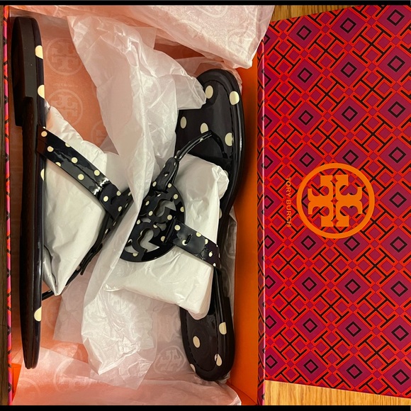 SOLD. NEW Tory Burch Miller Sandals - Picture 10 of 12